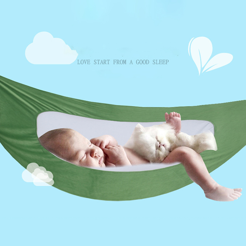 Kids Outdoor Hammock - Cotton Hammock for Newborn Infant Sleeping