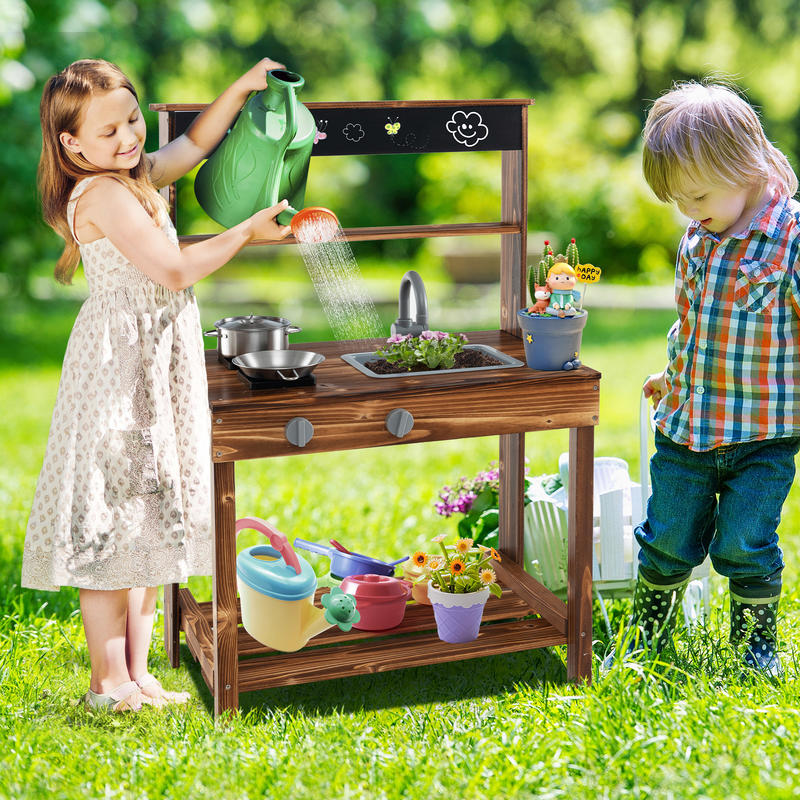 Outdoor Mud Kitchen for Kids w - огляд і ціна Kids Outdoor Sink