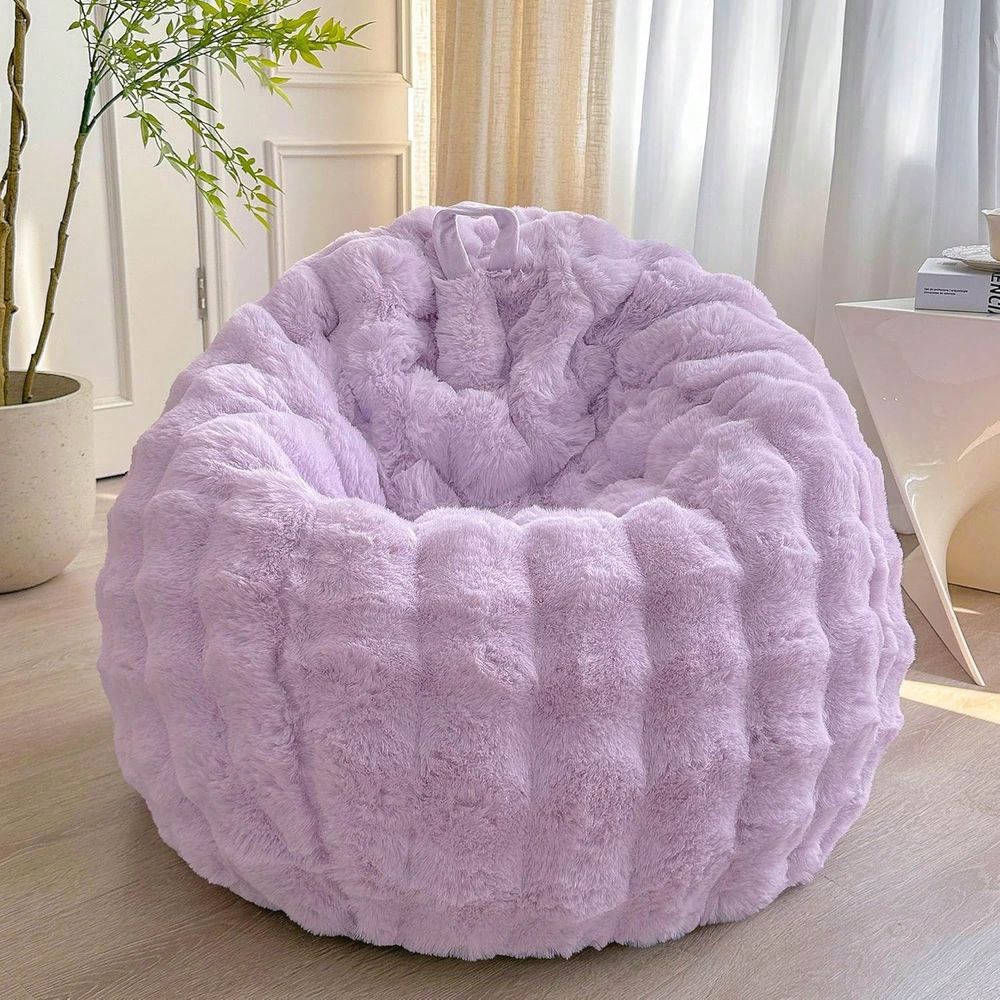 Faux Rabbit Fur Bean Bag Cover - огляд і ціна Kids Outdoor Bean Bag