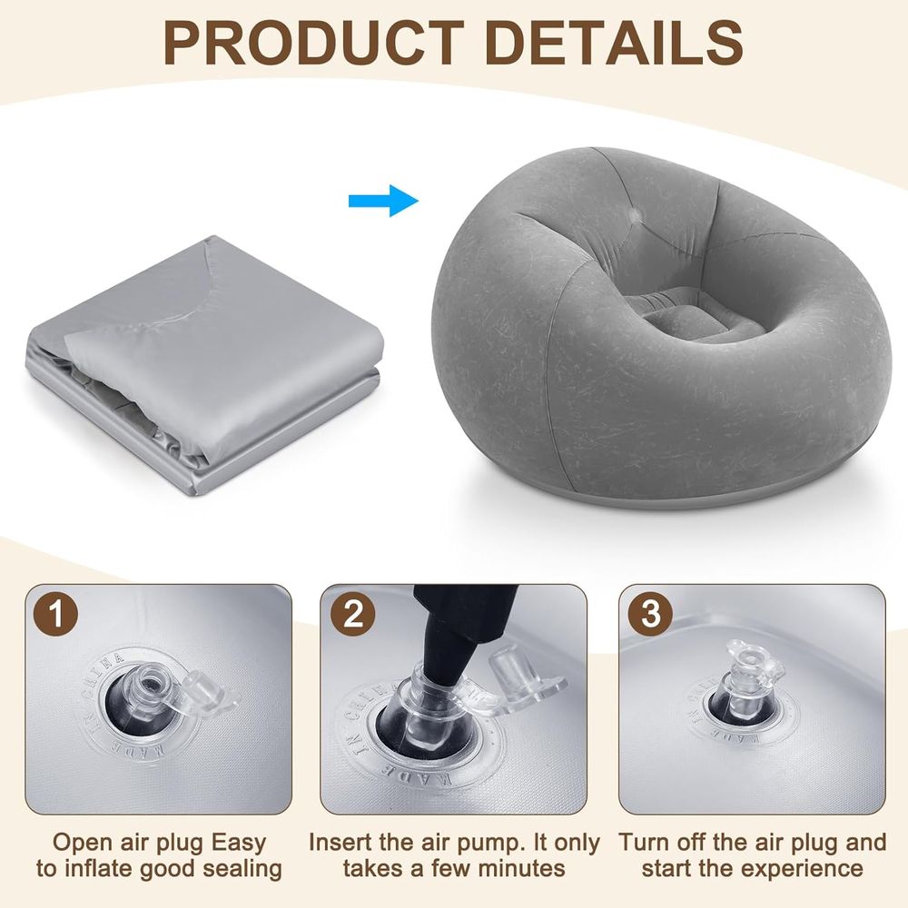 Inflatable Bean Bag Chairs, Gr - огляд і ціна Kids Outdoor Bean Bag
