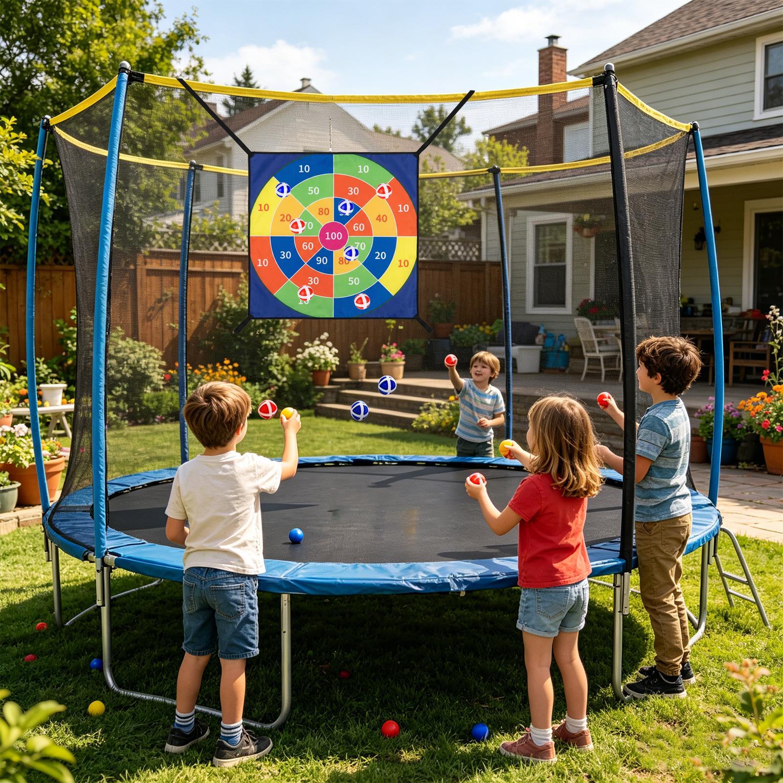 Trampoline Sticky Ball Dart Bo - огляд і ціна Kids Outdoor Trampoline