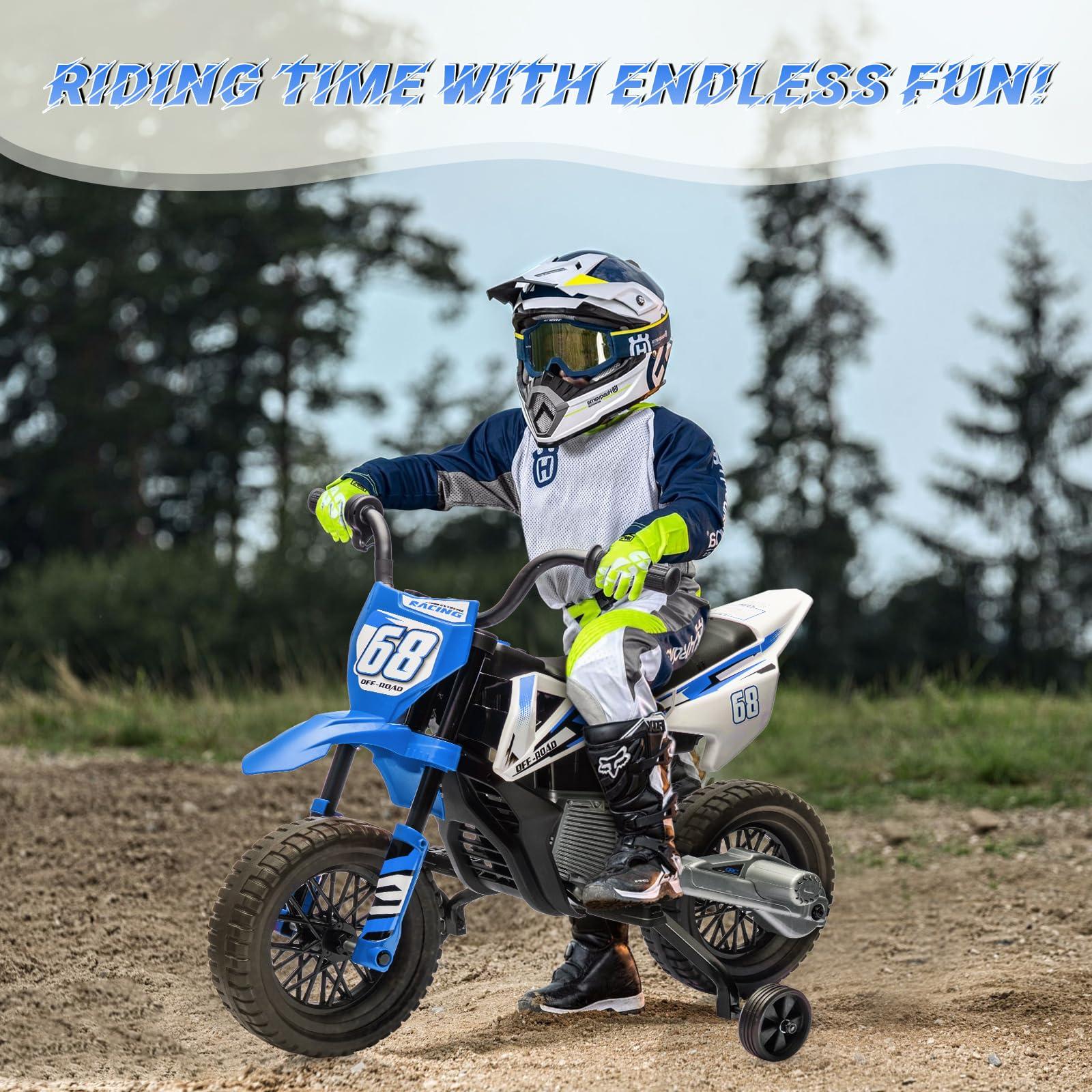 12V Kids Electric Dirt Bike -  - огляд і ціна Kids Outdoor Dirt Toys