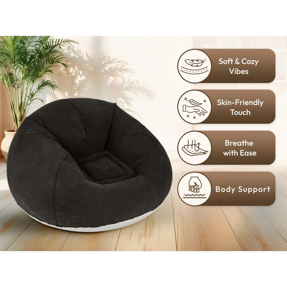 Inflatable Bean Bag Chair with - огляд і ціна Kids Outdoor Bean Bag