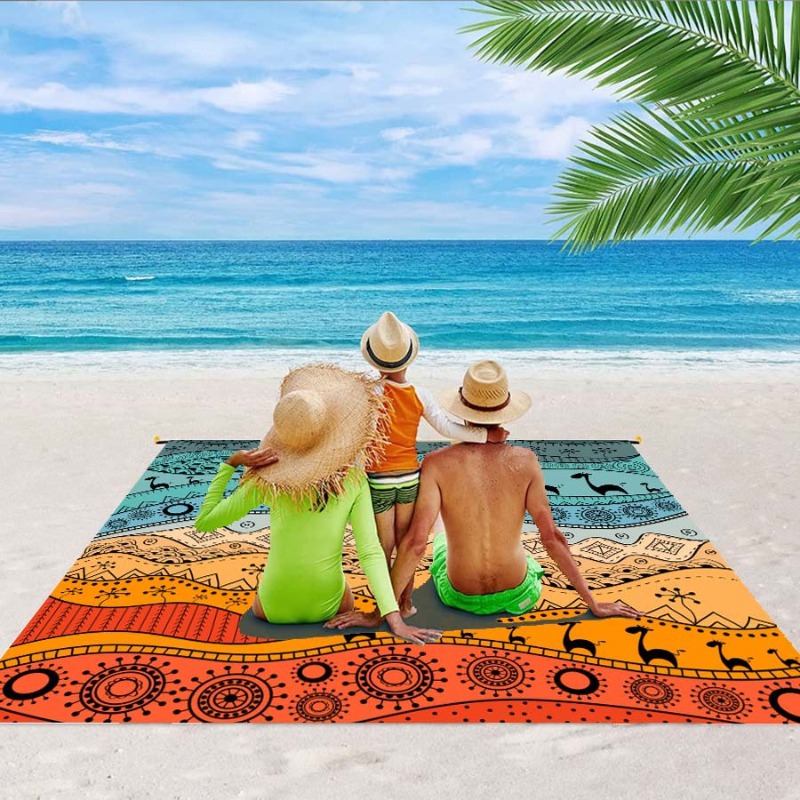 Large Beach Blanket Waterproof - огляд і ціна Kids Outdoor Mat Waterproof