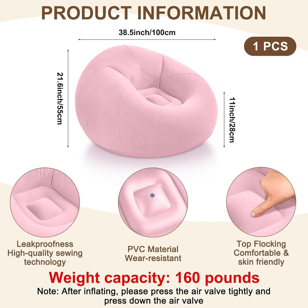 Inflatable Bean Bag Chairs, Pi - огляд і ціна Kids Outdoor Bean Bag