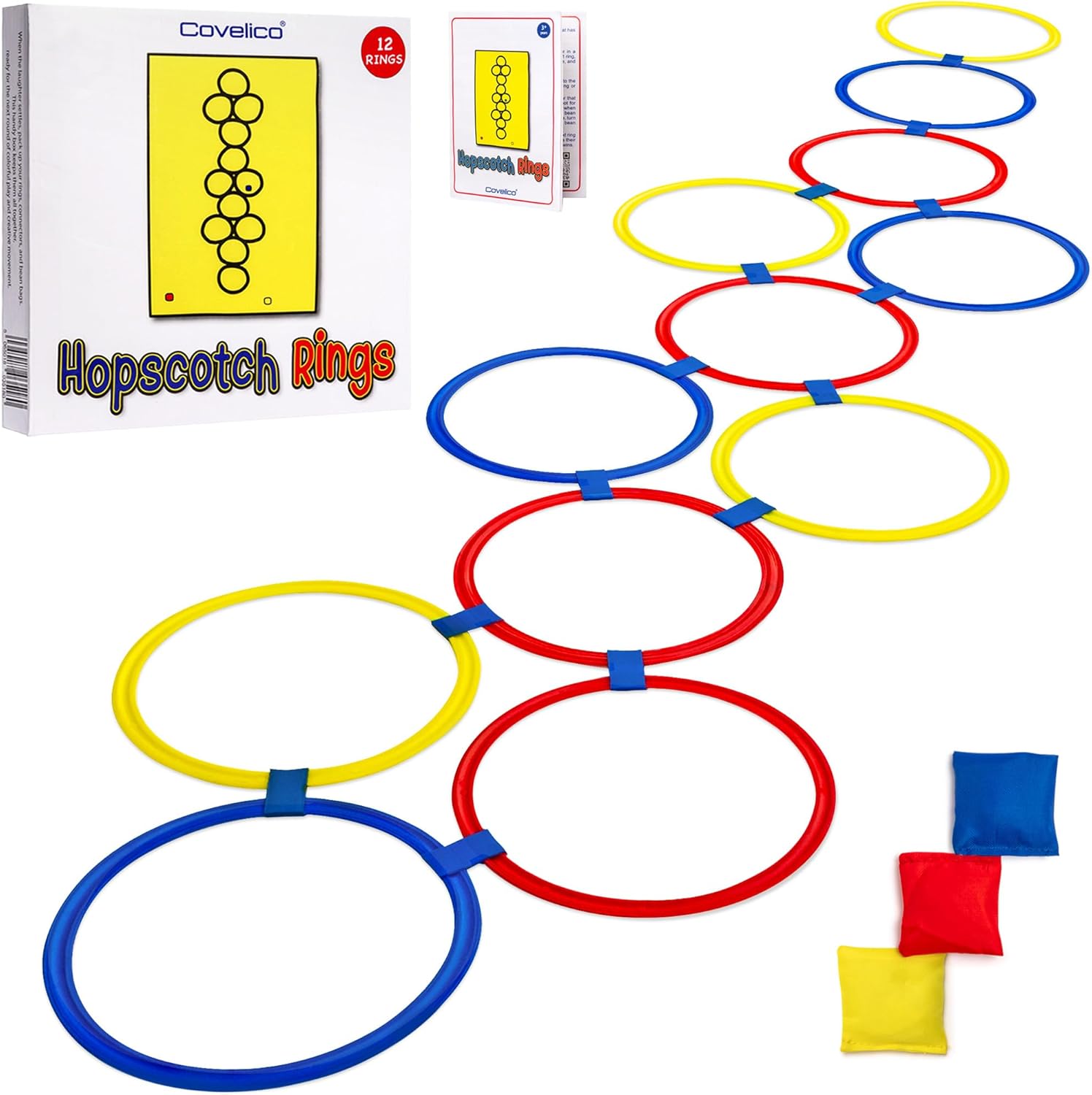 Hopscotch Rings, 12 x 11 Inch  - огляд і ціна Kids Outdoor Bean Bag