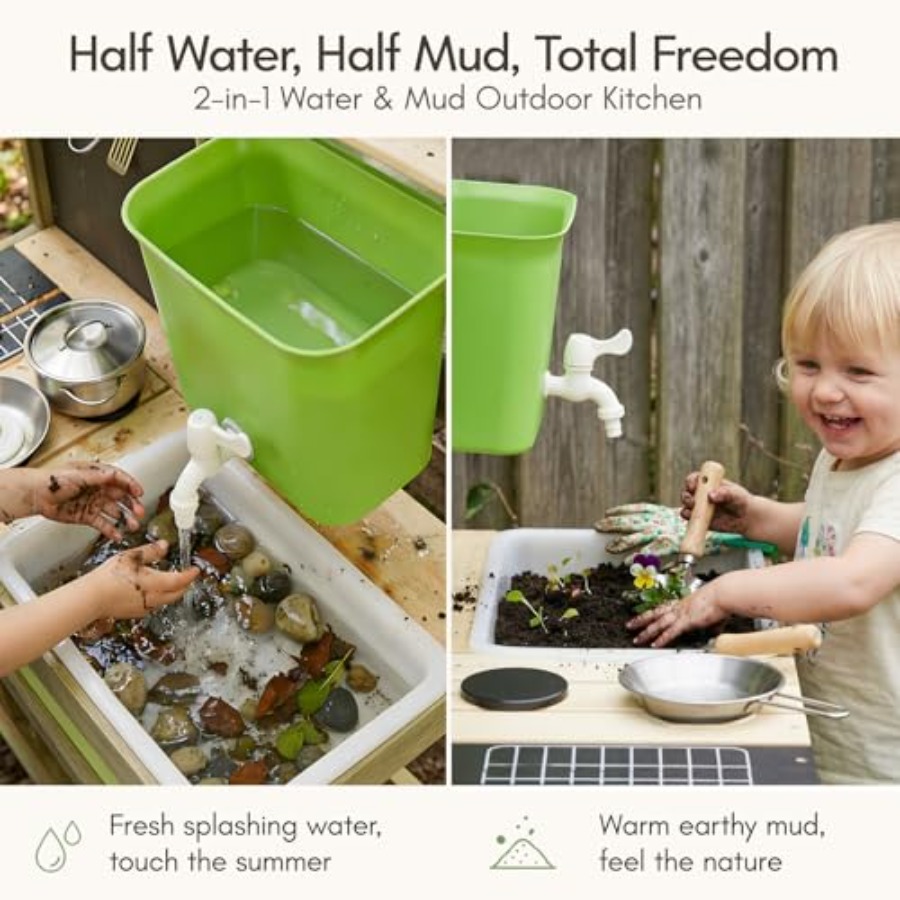 Outdoor mud kitchen for kids:  - огляд і ціна Kids Outdoor Sink
