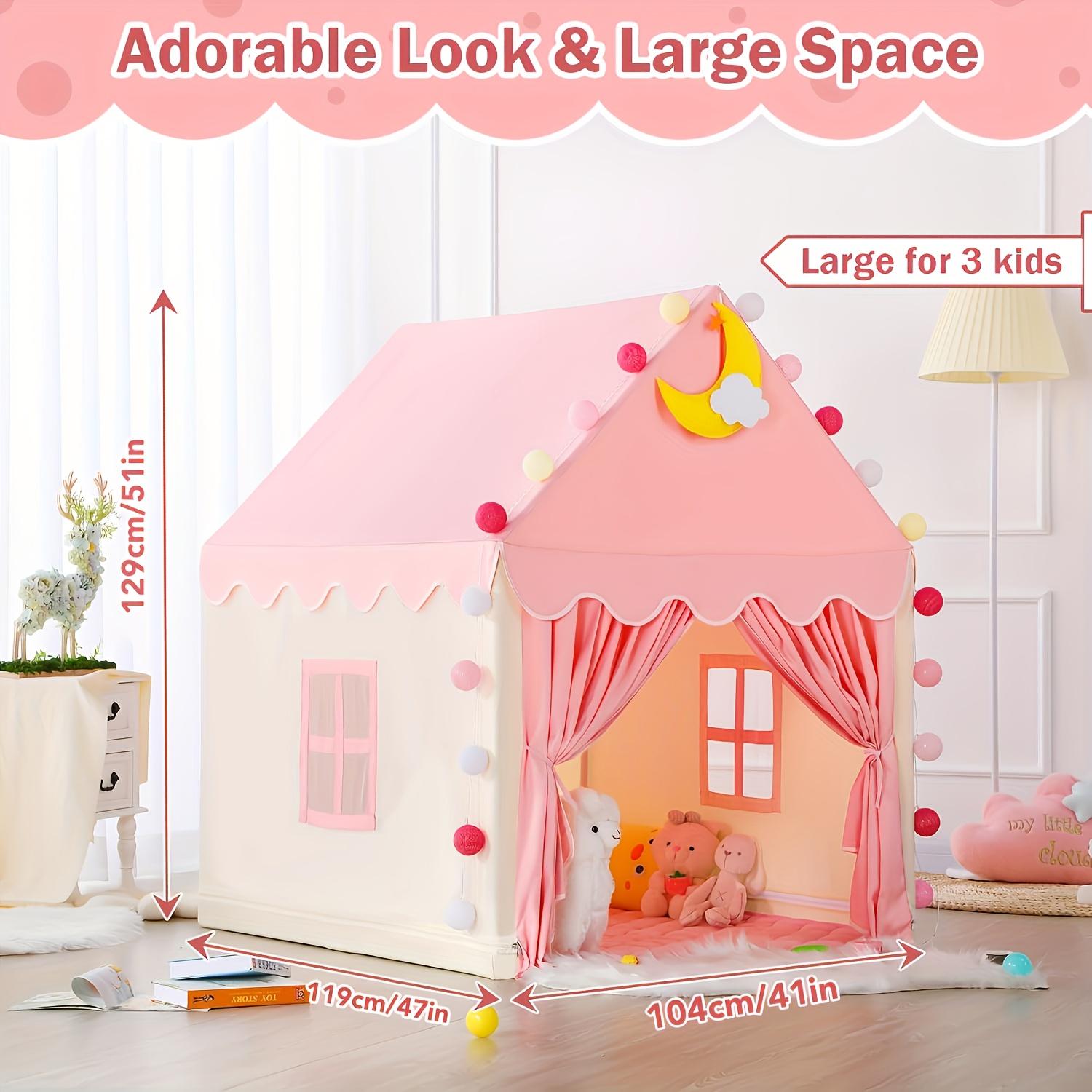 Large Pink Girls & Boys Castle - огляд і ціна Kids Outdoor Hideout