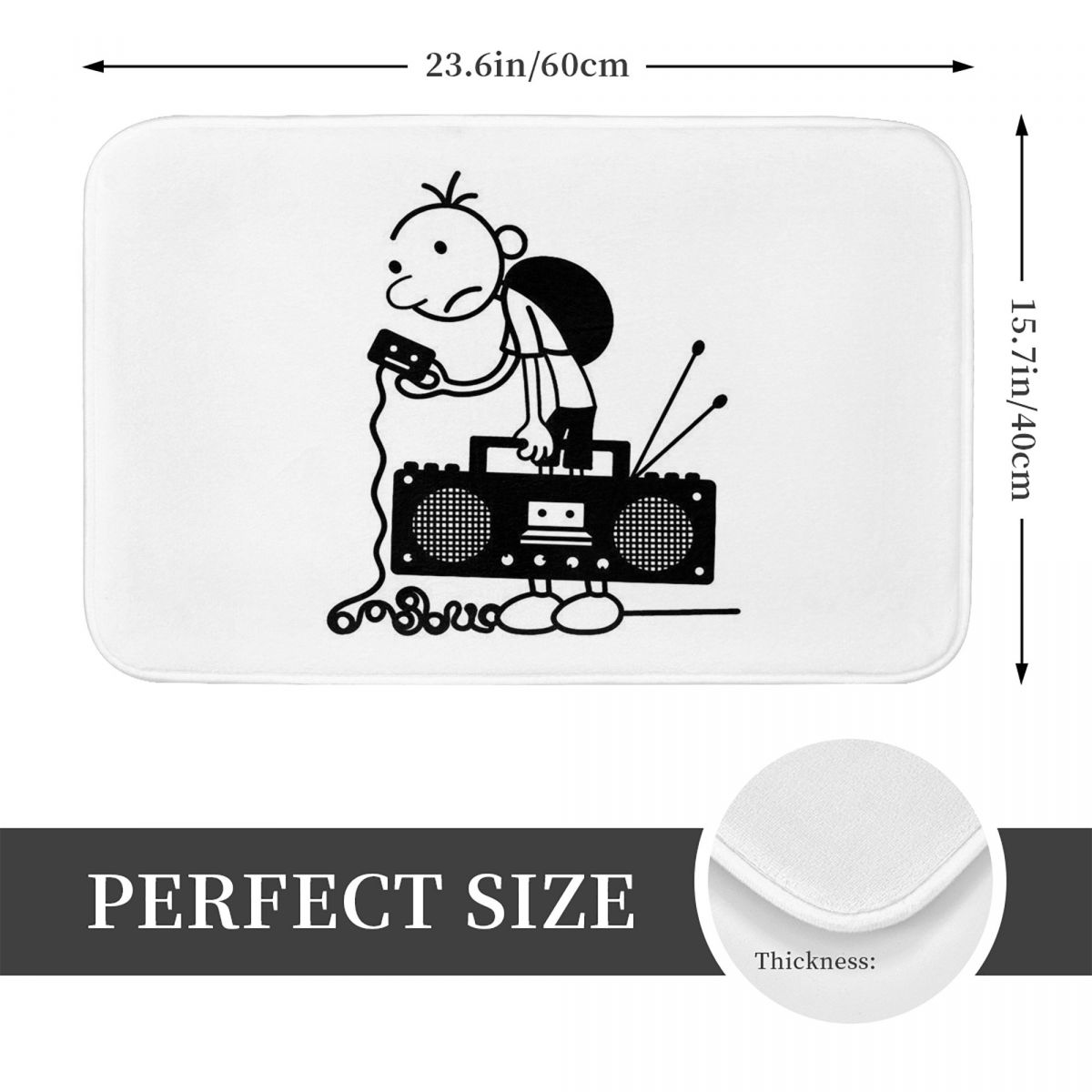 Diary Of A Wimpy Kid Group Non - огляд і ціна Kids Outdoor Mat Waterproof