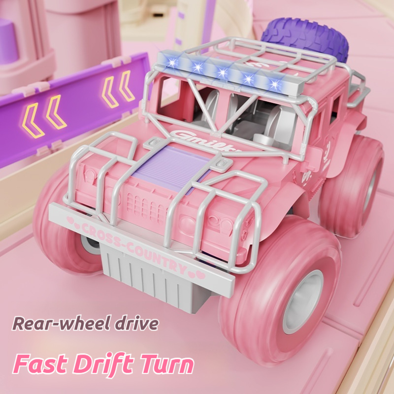 Super Large Pink RC Off-Road C - огляд і ціна Kids Outdoor Dirt Toys