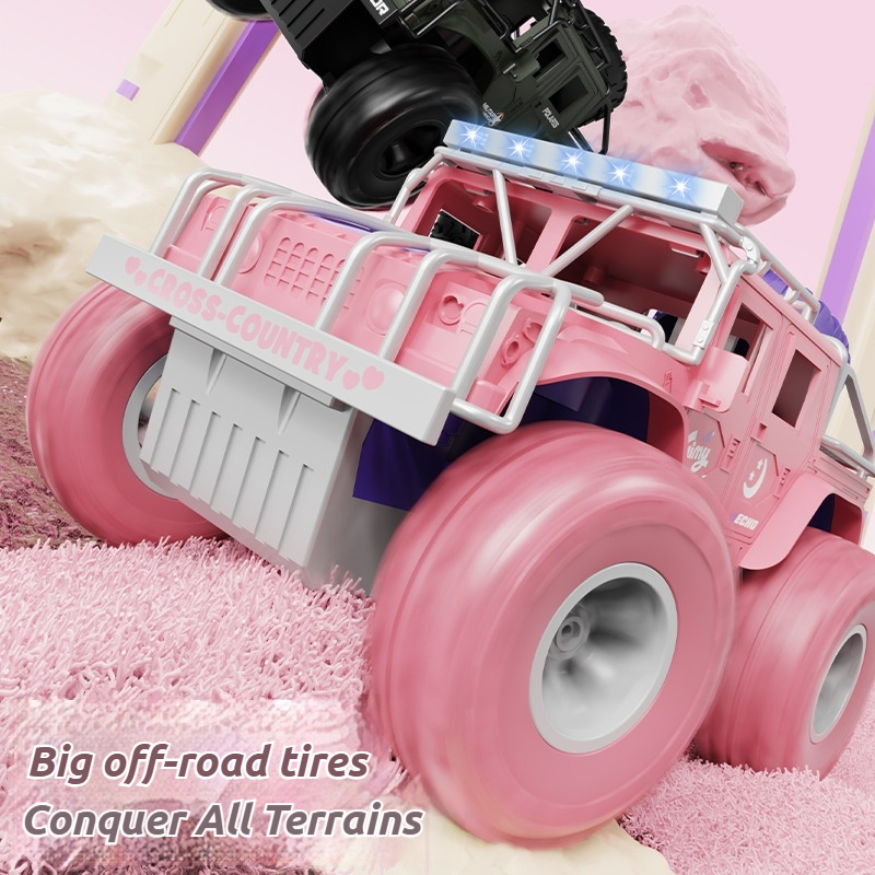 Super Large Pink RC Off-Road C - огляд і ціна Kids Outdoor Dirt Toys