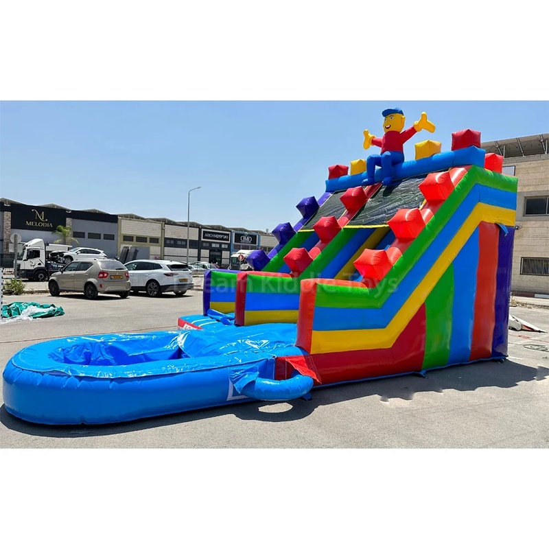 Building Block Commercial Infl - огляд і ціна Kids Outdoor Trampoline