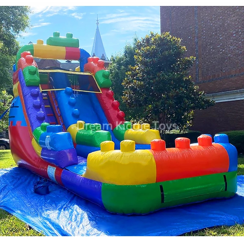 Building Block Commercial Infl - огляд і ціна Kids Outdoor Trampoline