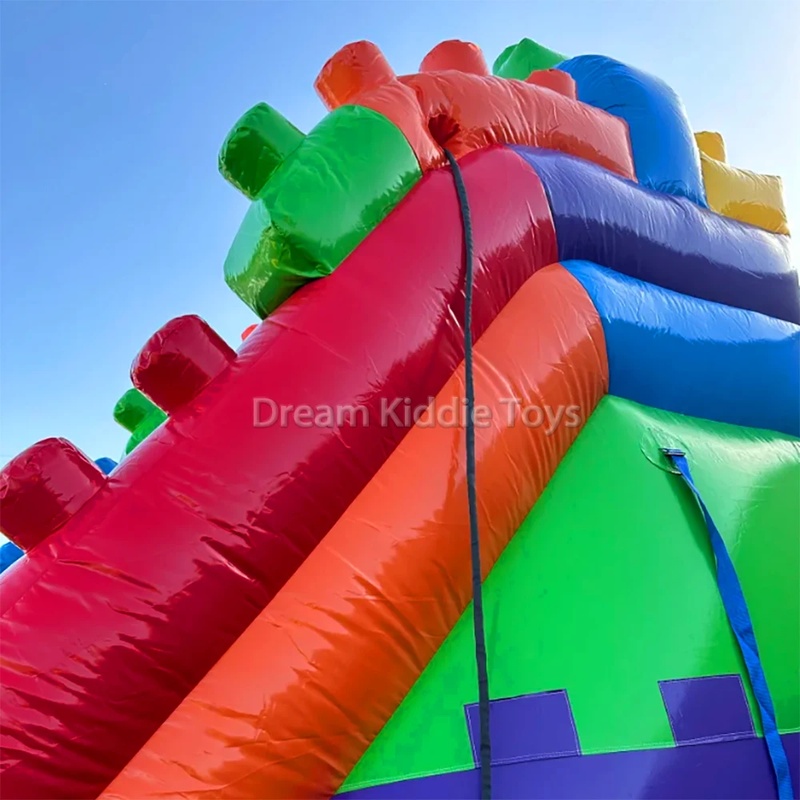 Building Block Commercial Infl - огляд і ціна Kids Outdoor Trampoline