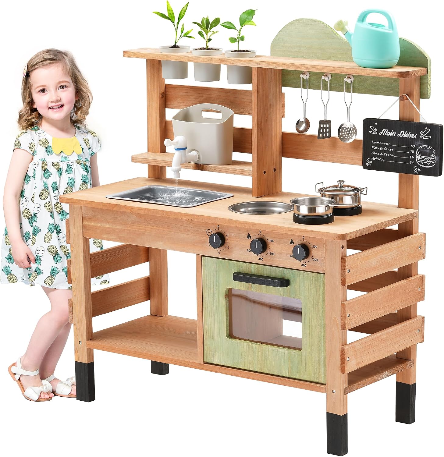 OLLIKIVI Outdoor Play Kitchen  - огляд і ціна Kids Outdoor Sink