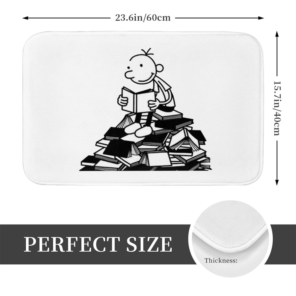 Diary Of A Wimpy Kid Non-slip  - огляд і ціна Kids Outdoor Mat Waterproof