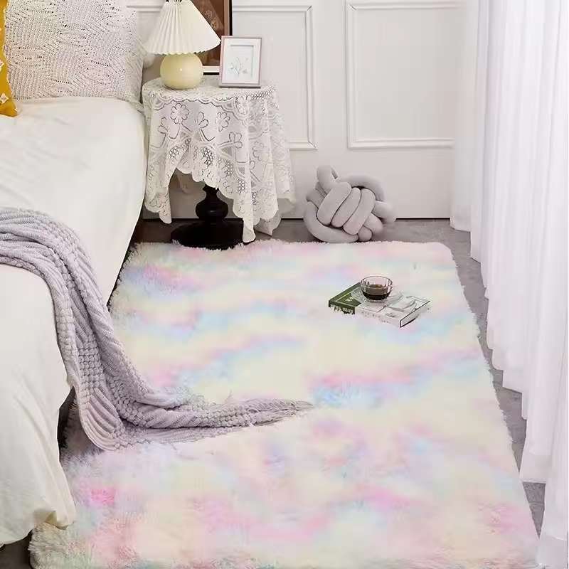 VIKAMA Fluffy Plush Tie-dye Ca - огляд і ціна Kids Outdoor Mat Waterproof