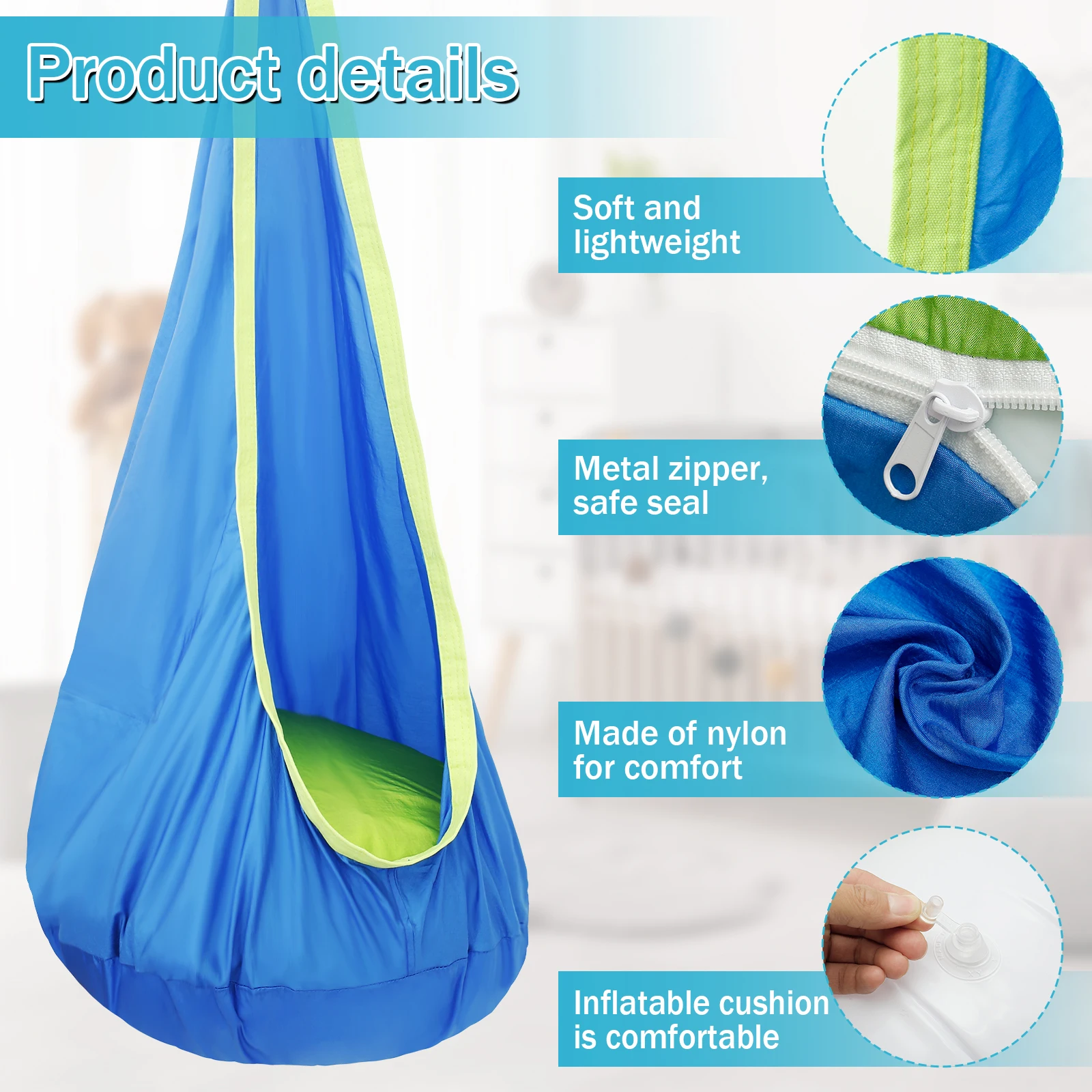Chair Sensory Swing Chair Kids - огляд і ціна Kids Outdoor Hammock