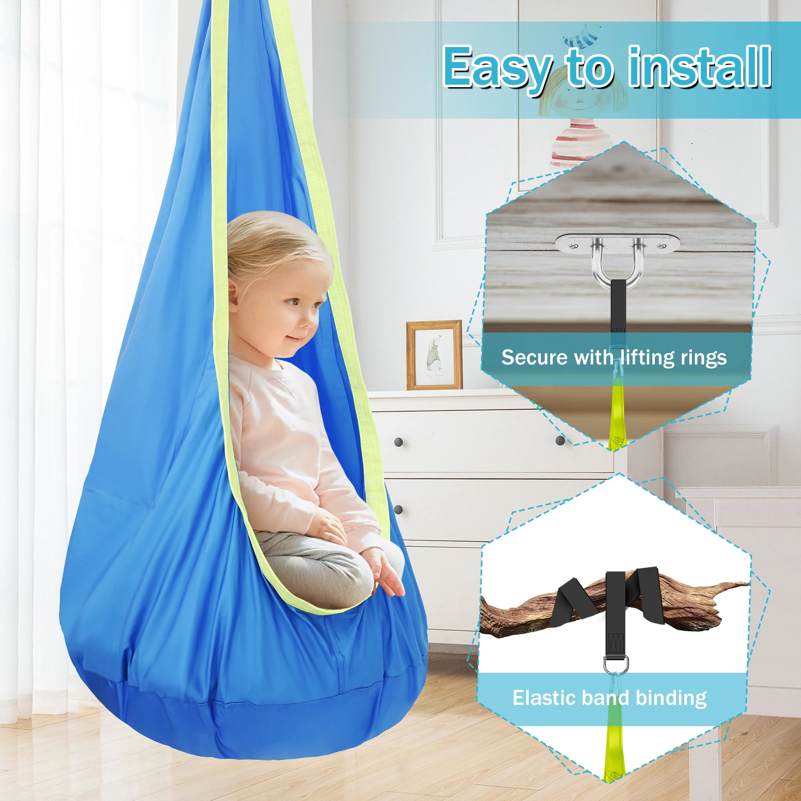 Chair Sensory Swing Chair Kids - огляд і ціна Kids Outdoor Hammock