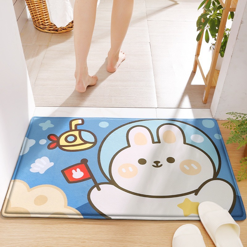 Rabbit Welcome Mat for Front D - огляд і ціна Kids Outdoor Mat Waterproof